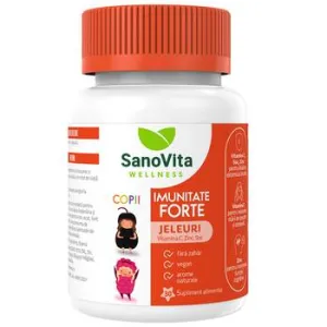 SanoVita Wellness imunitate forte copii, 30 jeleuri, Sano Vita