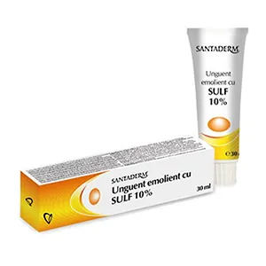 Santaderm unguent emolient cu sulf 10%, 30 ml, Viva Pharma Distribution