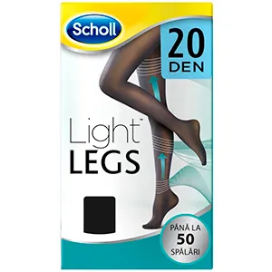 Scholl Light Legs 20 DEN negru (L), Reckitt Benckiser Healthcare