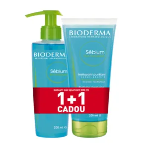Sebium gel spumant, 200 ml 1+1 PROMO, Bioderma Laboratoire Dermatologique