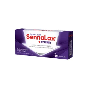 SennaLax plus crusin, 20 comprimate, Biofarm