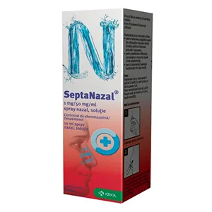 Septanazal 1mg/50mg/ml spray nazal-solutie, 1 flacom, 10 ml, KRKA