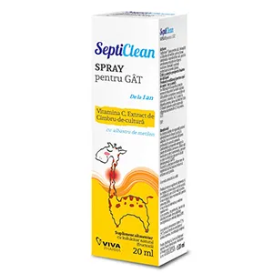 SeptiClean spray pentru gat cu albastru de metilen, 20ml, Viva Pharma Distribution