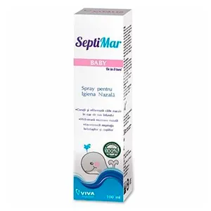 SeptiMar Baby, spray cu apa de mare izotona, 30 ml, Viva Pharma Distribution