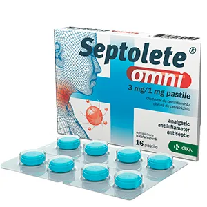 Septolete omni, 16 pastile, Krka
