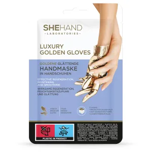 SheHand Luxury Golden Gloves, 2 buc, Imedica
