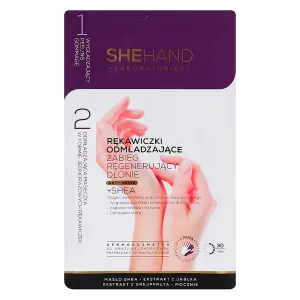 SheHand Rejuvenating gloves Hand regenerating treatment Anti-Aging+Shea, 2 buc, Imedica