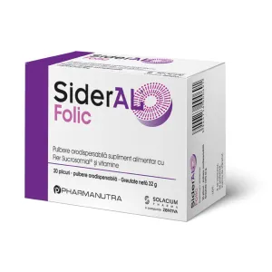 Sideral folic pulbere orodispensabile, 20 plicuri, Labormed