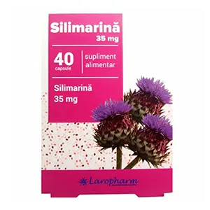 Silimarina 35 mg, 40 capsule, Laropharm
