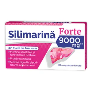 Silimarina Forte 9000 mg, 30 comprimate filmate, Natur Produkt Zdrovit