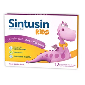 Sintusin Kids, 12 comprimate moi, Natur Produkt Zdrovit