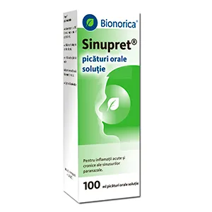 Sinupret picaturi orale-solutie, 100ml, Bionorica
