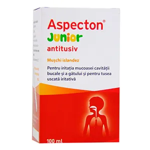 Sirop antitusiv Aspecton Junior, 100 ml, Nova Farm