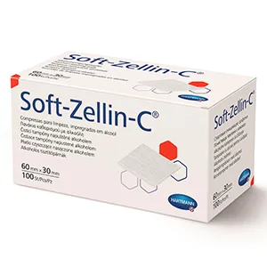 Soft-Zellin C tampoane cu alcool pentru curaţare, 100 bucaţi, Paul Hartmann