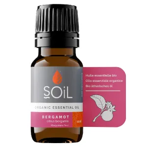 SOiL Ulei Esential Bergamot (Fara Bergaptene) 100% Organic ECOCERT, 10 ml, Innovoris Labs  