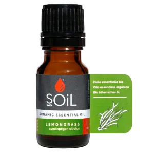 SOiL Ulei Esential Lemongrass 100% Organic ECOCERT, 10 ml, Innovoris Labs  
