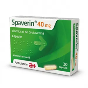 Spaverin 40 mg, 20 capsule, Antibiotice
