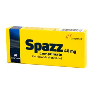 Spazz, 40 mg, 20 comprimate, Labormed Pharma Trading