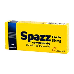 Spazz forte, 80 mg, 20 comprimate, Labormed Pharma Trading