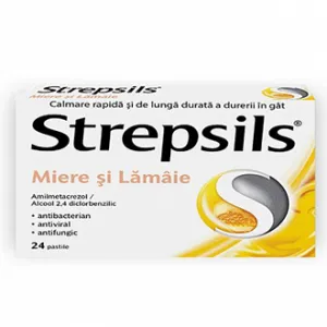 Strepsils miere si lamaie, 24 comprimate, RKT, Reckitt Benckiser Healthcare