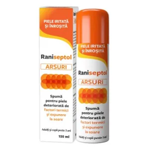 Raniseptol arsuri spuma, 150 ml, Natur Produkt Zdrovit