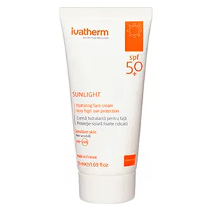 Sunlight crema hidratanta pentru fata cu SPF 50+, 50 ml, Ivatherm