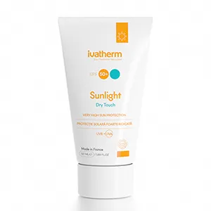 Sunlight dry touch crema cu protectie solara foarte ridicata SPF50+, 50 ml, Ivatherm
