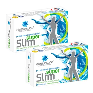 Super Slim, 30 comprimate, 1+1 CADOU, AC Helcor Pharma