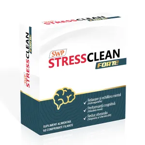 SWP Stressclean Forte, 60 tablete, Sun Wave Pharma