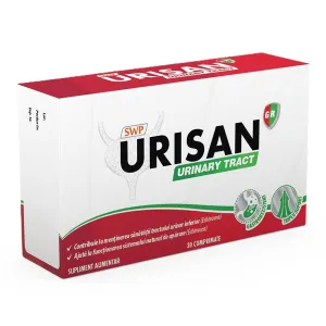 SWP Urisan Urinary Tract, 30 comprimate filmate, Sun Wave Pharma 