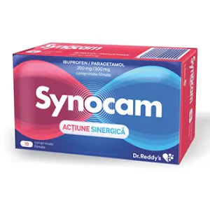 SYNOCAM 200 mg/500 mg, 10  comprimate filmate