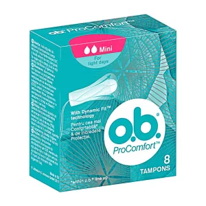 Tampoane OB Procomfort Mini, 8 bucati, Johnson & Johnson