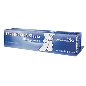 Terbinafina Slavia 10mg/g crema, 20 g, Slavia Pharm