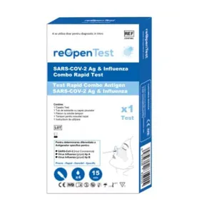 Test rapid Combo Antigen Sars-Cov-2 Ag&Influenza nazofaringian, 1 test, Montana Med