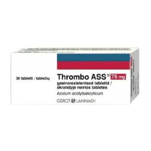 Thrombo ASS 75mg, 30 comprimate gastrorezistente, G.L. Pharma