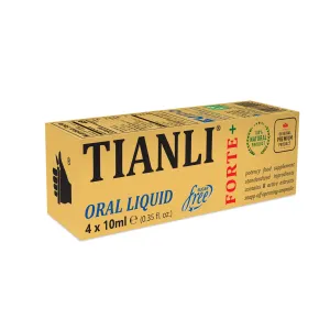Tianli Forte+, solutie orala, 4 fiole x 10ml, Energo Vitalis