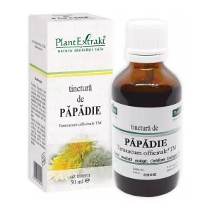 Tinctura de papadie-Taraxacum Officinale TM, 50 ml, Plantextrakt
