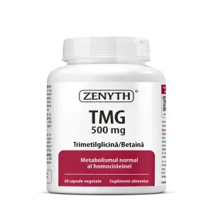 TMG pentru metabolism si energie, 60 Capsule, Zenyth