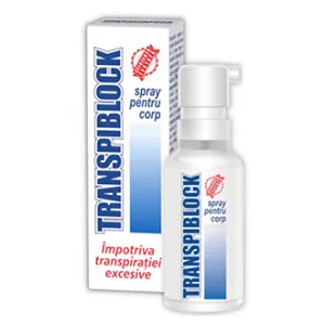 Transpiblock spray pentru corp, 50 ml, Natur Produkt Zdrovit