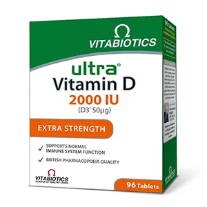 Ultra Vitamin D 2000 UI, 96 tablete, Vitabiotics Limited
