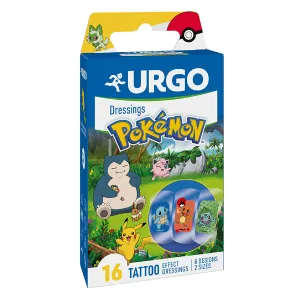 Urgo pokemon tattoo, 16 bucati, Urgo