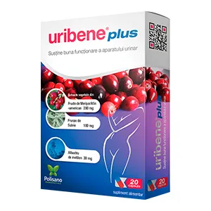 Uribene Plus, 20 capsule, Polisano Pharmaceuticals