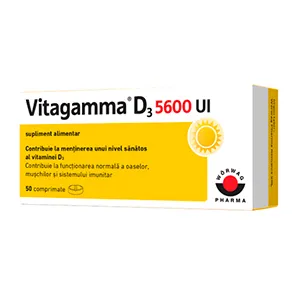 Vitagamma D3, 5600 UI, 50 comprimate, Worwag Pharma