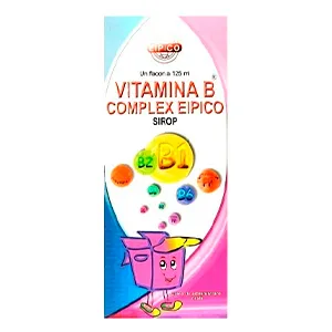 Vitamina B Complex sirop, 1 flacon, 125 ml, Eipico