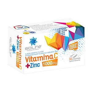 Vitamina C 1000 mg+Zinc, 30 comprimate, AC Helcor Pharma