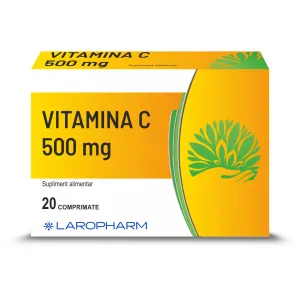 Vitamina C 500 mg, 20 comprimate, Laropharm