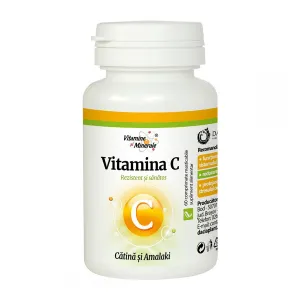 Vitamina C din Catina si Amalaki, 60 comprimate masticabile, Dacia Plant