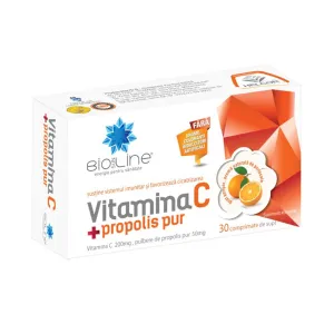 Vitamina C Propolis, 30 comprimate, AC Helcor Pharma