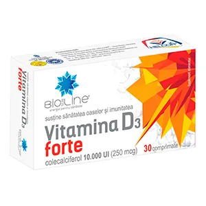 Vitamina D3 forte, 30 comprimate, AC Helcor Pharma