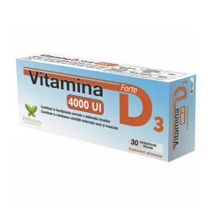Vitamina D3 Forte 4000UI, 30 comprimate filmate, Polisano Pharmaceuticals